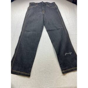 VTG 90s Fat Albert Platinum Fubu Jeans Mens 36X34 Blue Denim Hip Hop Streetwear